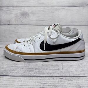 Nike Court Legacy Canvas White Black‎ Gum Men's Shoes DH3161 100 Size 10